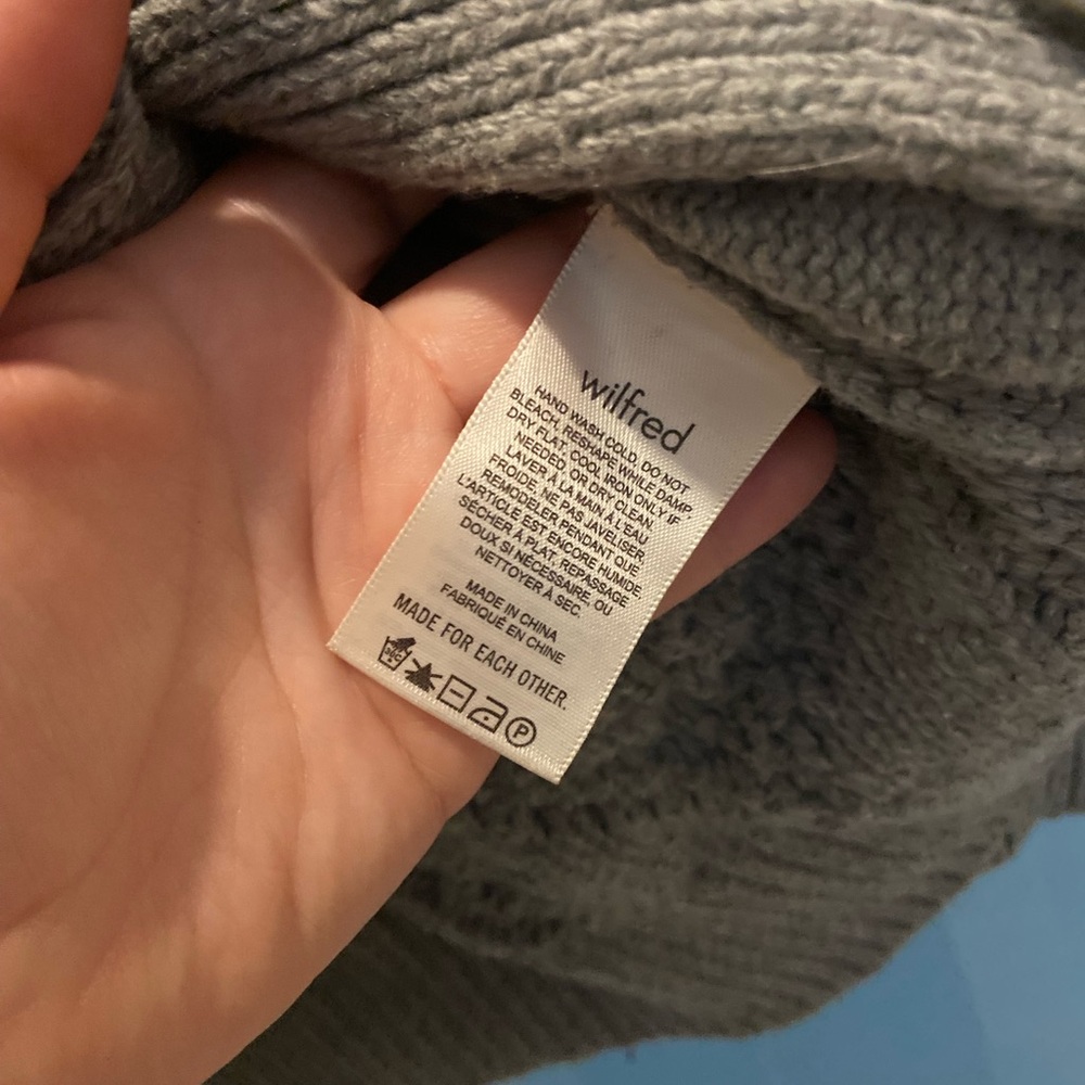 Aritzia Wilfred Alps Cardigan xxs - Gray - Picture 4 of 5